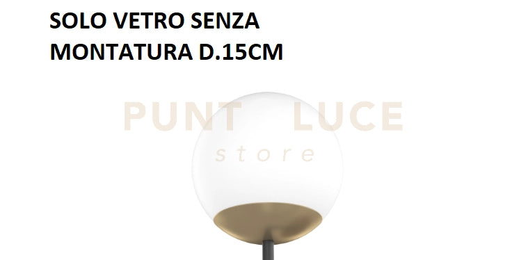 CLEAR SOLO VETRO BIANCO  ARTICOLO 1198 D.15CM