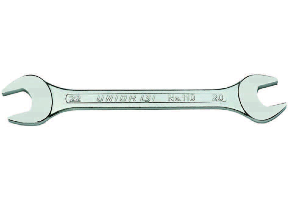 CHIAVE A FORCHETTA CROMATA DOPPIA FISSA mm.25x28