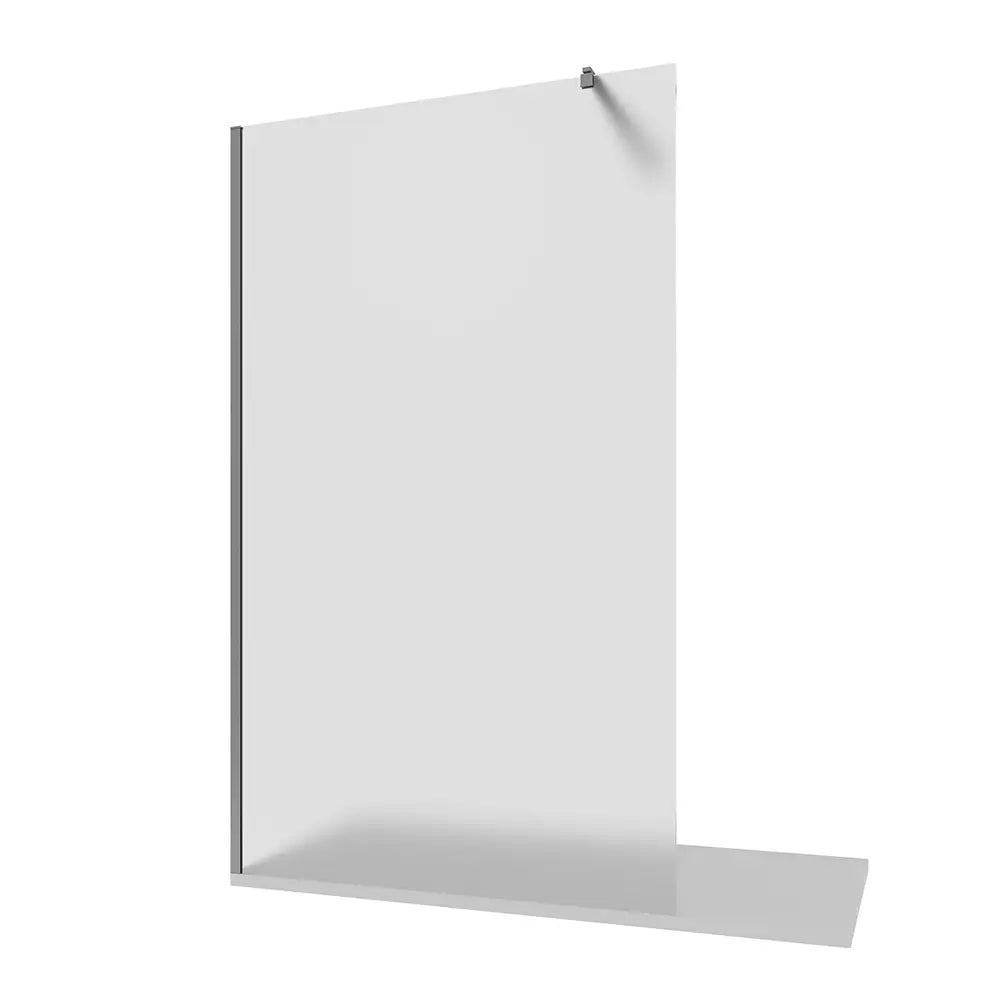 Doccia walk-in 150cm vetro temperato anticalcare 10mm opaco profili cromati | Naxos