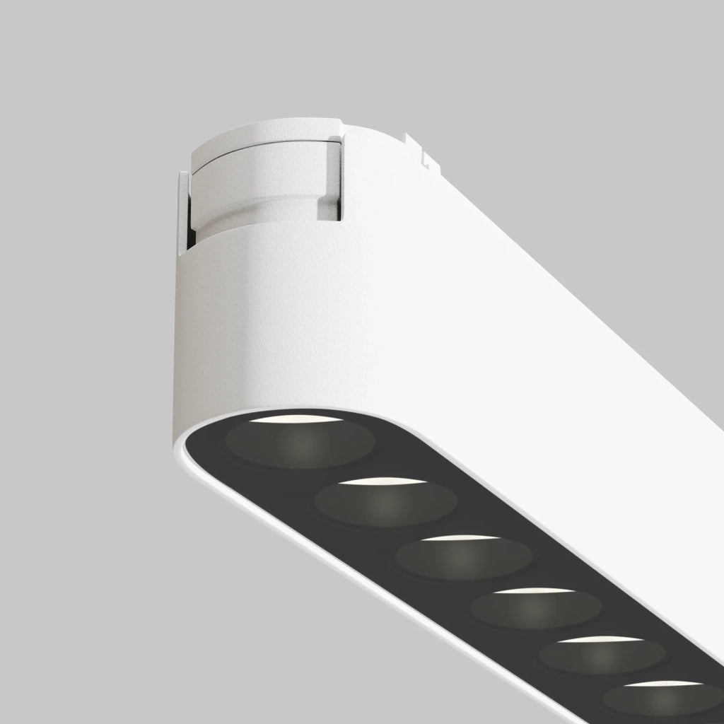 Maytoni Lampada da binario Radity Points 1 luce LED integrato bianco metallo