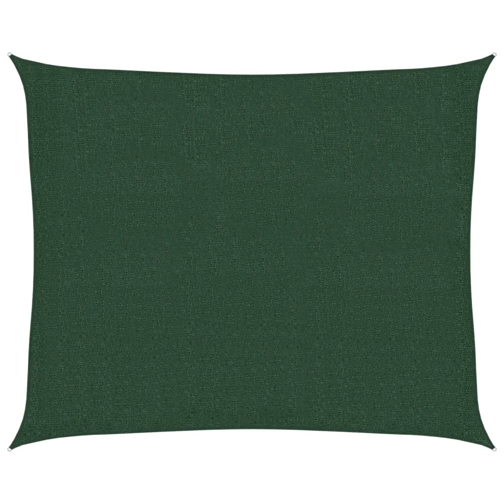 Vela Parasole 160 g/m² Verde Scuro 2,5x3 m in HDPE 311452