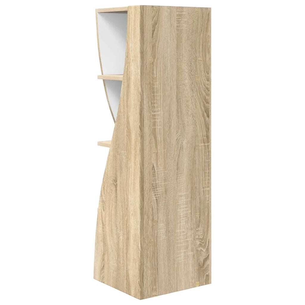 Mobile angolare Rovere Sonoma 32x32x102cm Legno multistrato