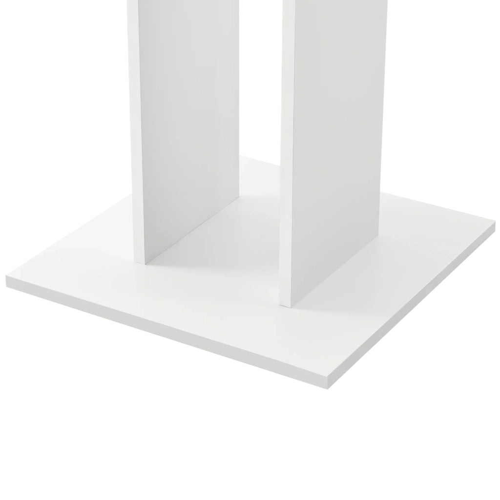 Sala da pranzo cucina soggiorno tavolo quadrato 65 cm grigio bianco 03_0006122