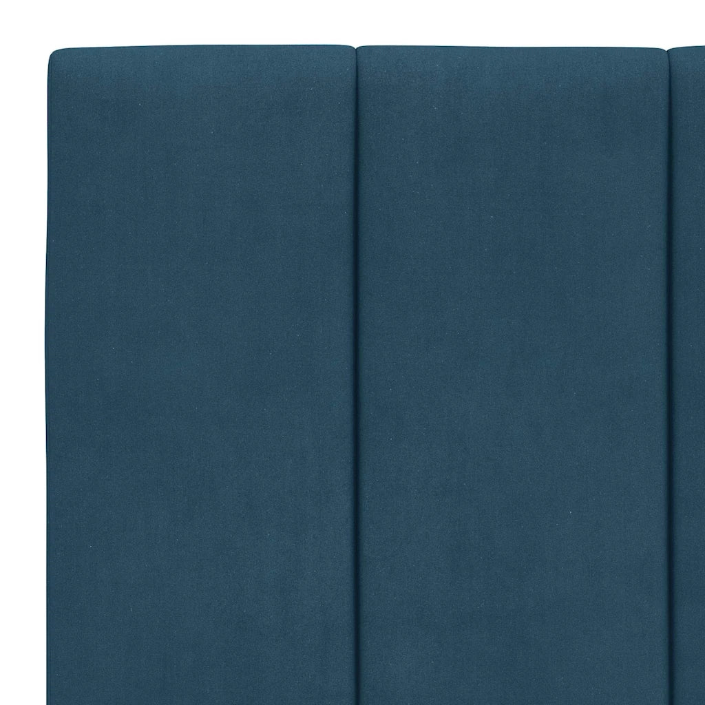 Cuscino Testiera Hanko Blu 100 cm in Velluto CFW8267717