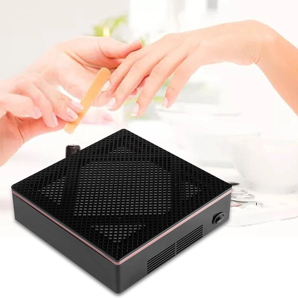 Trade Shop - Aspiratore Per Unghie Con Filtro Riutilizzabile Salone Per Manicure Aspirapolvere -