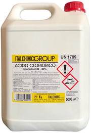 1pz acido muriatico "puro" al 33% lt.5 cod:ferx.21150.s