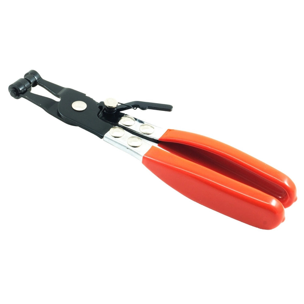 Trade Shop - Pinza Stringitubi Fascette Stringenti Morsetti Tubo Clic Banda Piatta Auto 210mm -