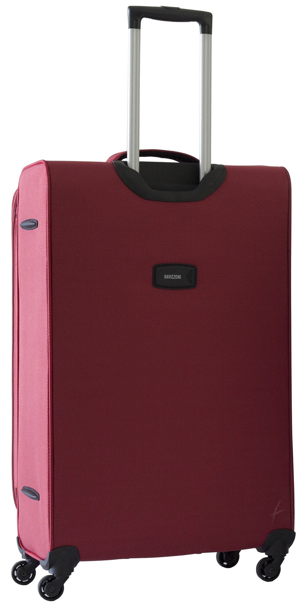 Trolley Valigia Grande Morbida in Poliestere 4 Ruote TSA Ravizzoni Gin Tonic Rossa