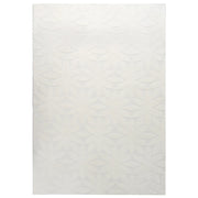 Tappeto Rettangolare Bianco Sporco in Tessuto Jacquard 160 x 230 cm