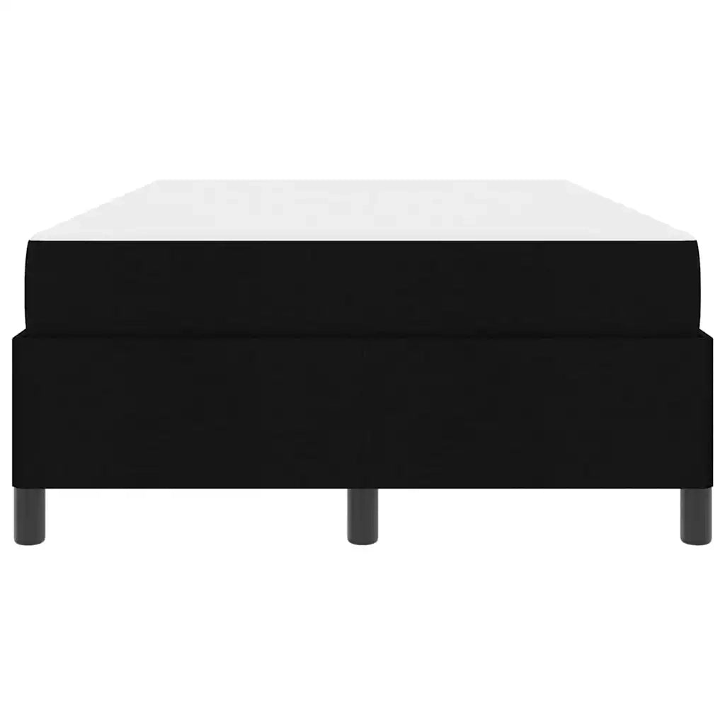 vidaXL Letto a molle Nero e Nero 120 x 200 cm