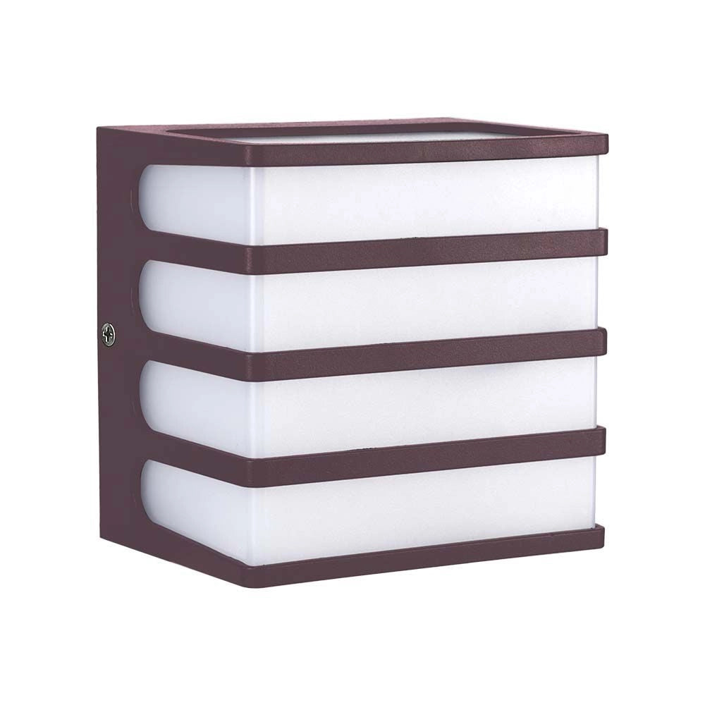 Applique esterna V-TAC-VT-732 8W 3000K 750lm IP65 bronzo