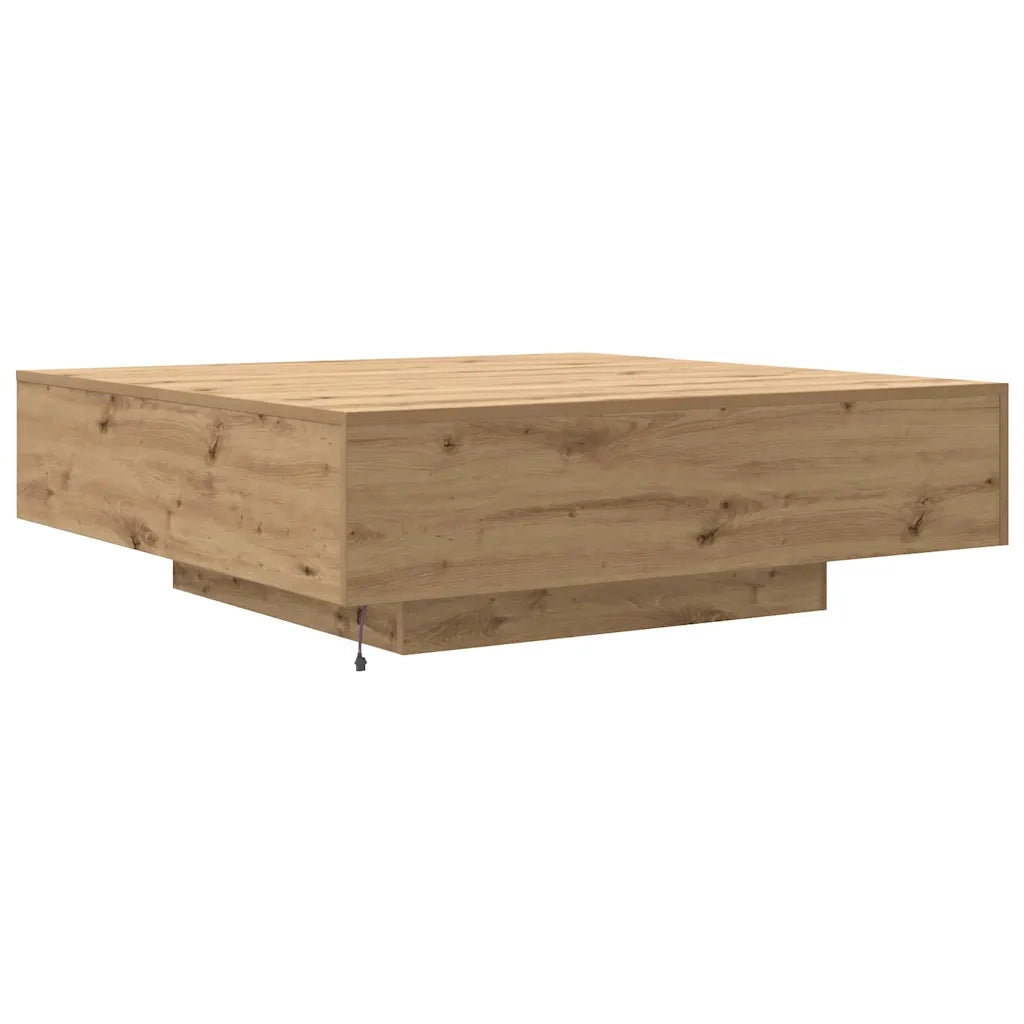 Tavolino da salotto Rovere artigianale 100 x 100 x 31 cm 863007