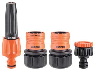 LANCIA DRITTA CON STARTER KIT Ø 3/4? IN BLISTER 8827 - 1 blister CLABER