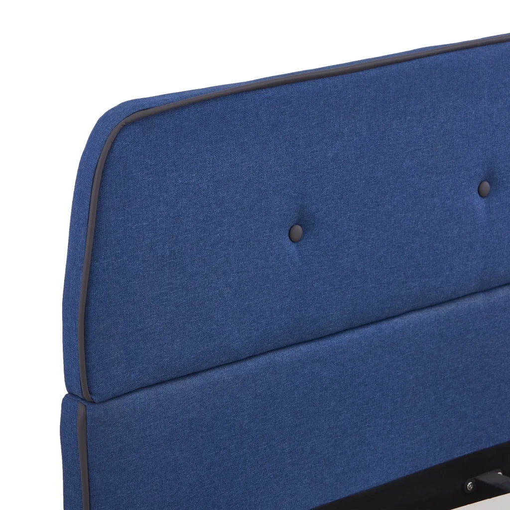 Giroletto senza Materasso Blu 140x200 cm in Tessuto 280928