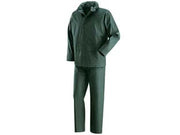 IMPERMEABILE GIACCA/PANTALONE IN POLIURETANO VERDE  tg.XL colore verde