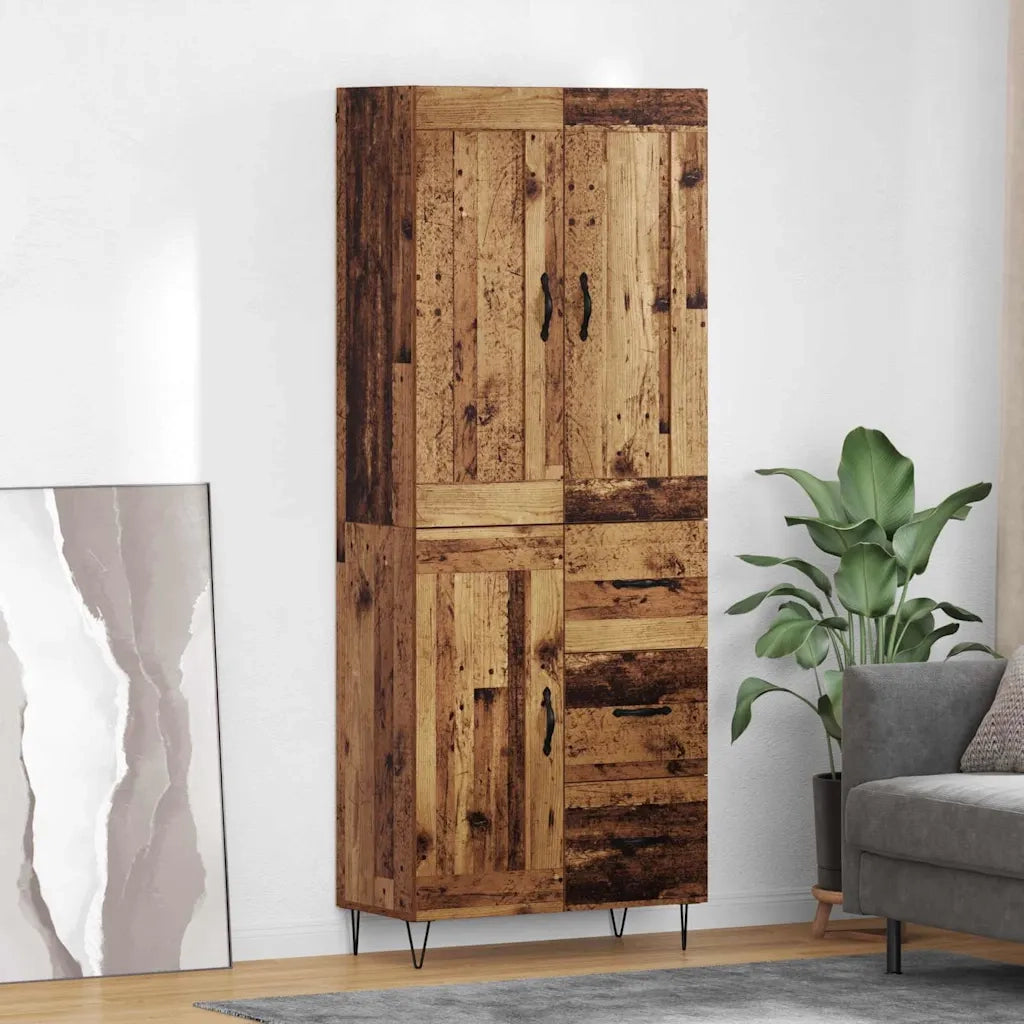 Credenza Legno vecchio 69,5 x 34 x 180 cm Legno multistrato