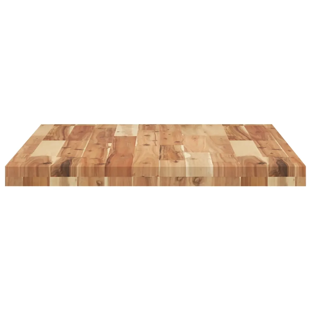 vidaXL Piano da Bagno Finitura a Olio 100x60x4 cm in Legno di Acacia