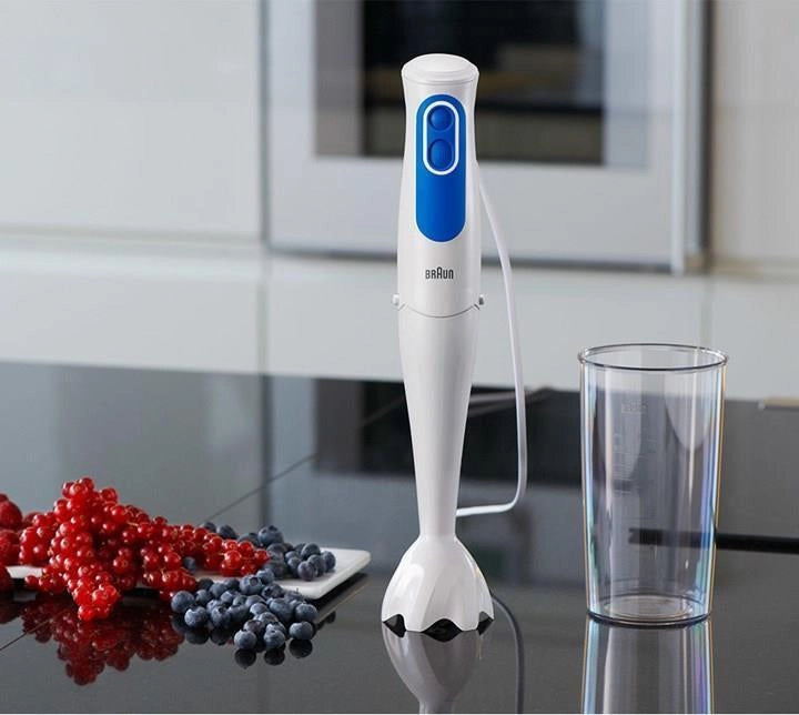 Braun MQ 3000 Smoothie 0,6 L Frullatore ad immersione 700 W Blu, Bianco