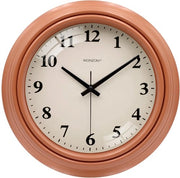 Orologio da Parete Vintage Retro, 25 cm Senza Suono di Tacco Orologio da Parete Silenzioso in Legno per Camera da Pranzo Camera da Bagno Camera da Letto Scuola