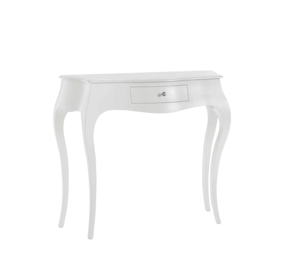 Consolle classica da ingresso bianco sporco l.104 p.38 h.88 - Mobili 2G