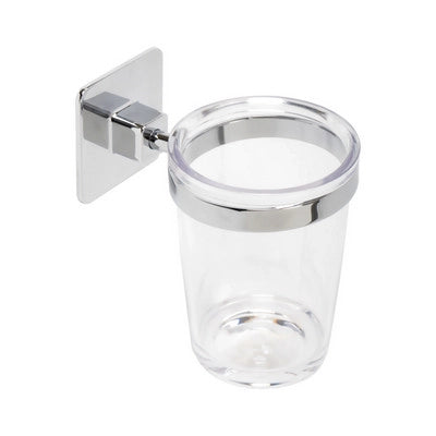 PORTA SPAZZOLINI MOD. COLD WIND- Cromo cm 7,3 x h.11,5 x 10,4- METAF- pezzi 1