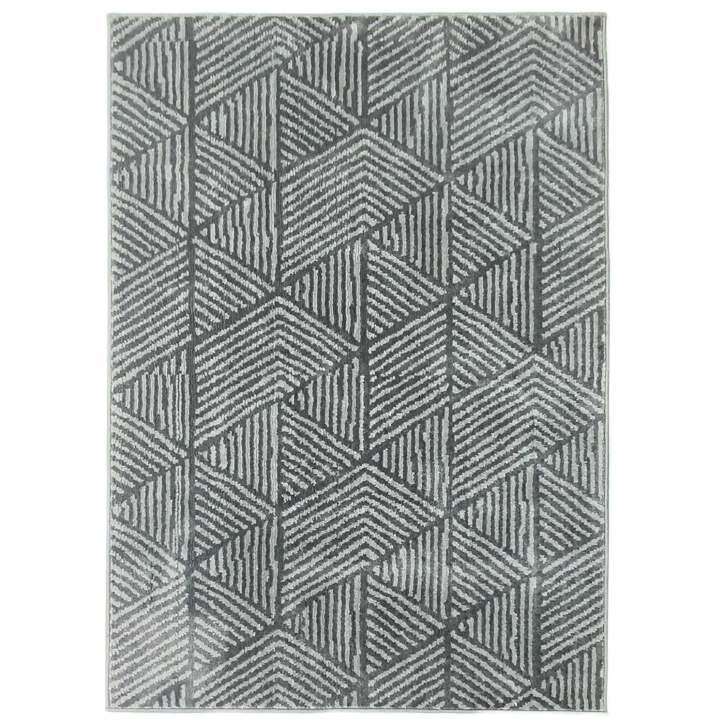 Tappeto moderno soggiorno ¨C zephmum ¨C 150x80 cm grigio scuro
