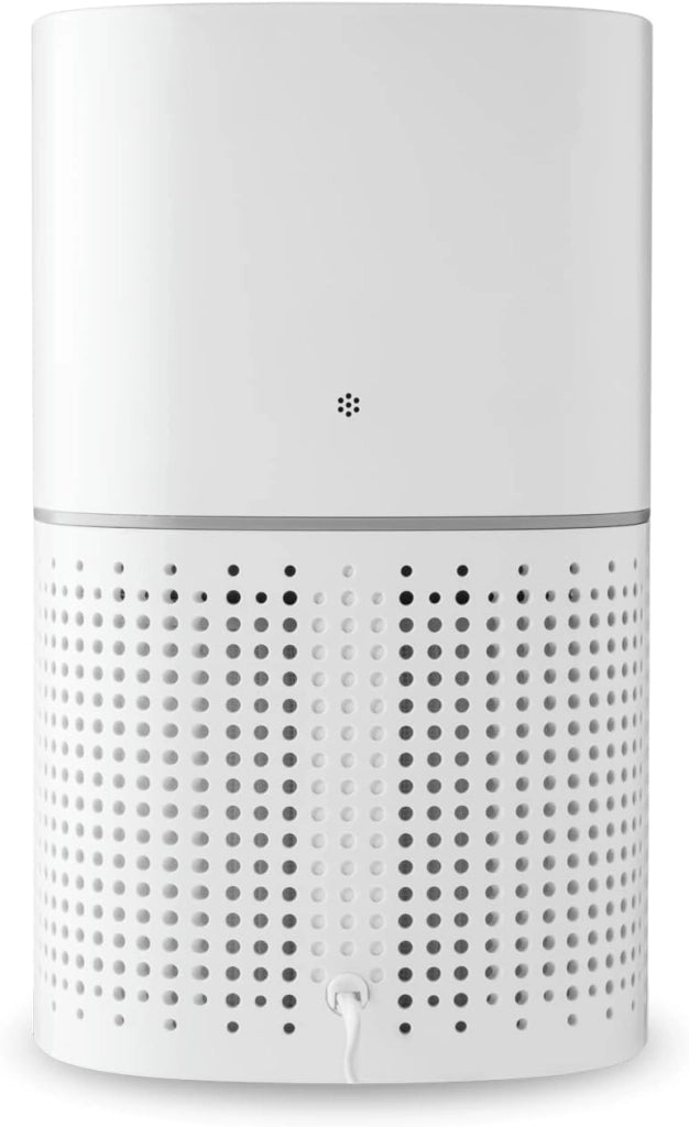 Bright Purificatore d'aria con prefiltro tripla protezione, H13 e filtro a carbone attivo, HEPA, per ambienti fino a 27 m², ideale per polvere, fumo e odori di animali (bianco)