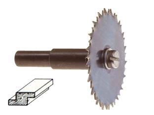 FRESA CIRCOLARE A SEGA- - ø mm.45x1,5 codolo mm.8, per il legno PG 370.00 - 1 blister PG