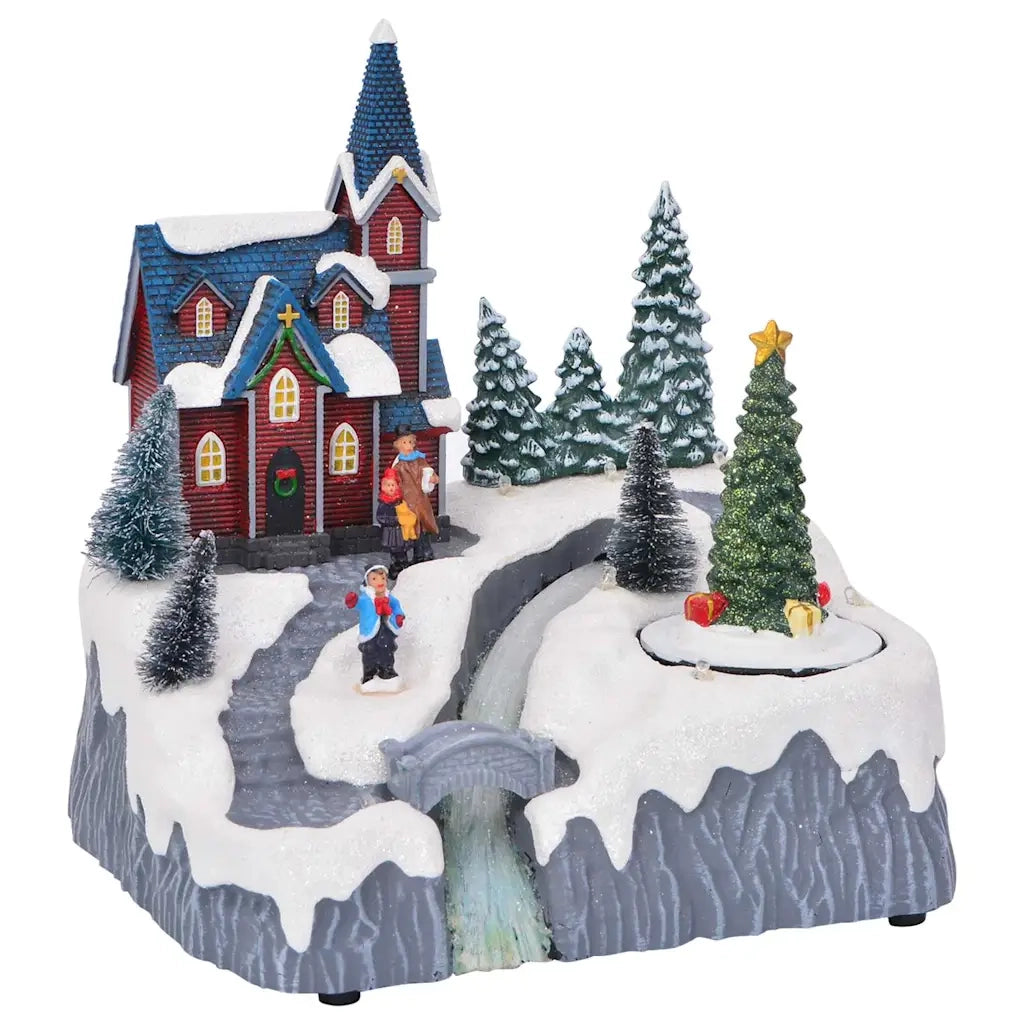 Decorazione del Villaggio Natalizio Multicolore Plastica 4017041