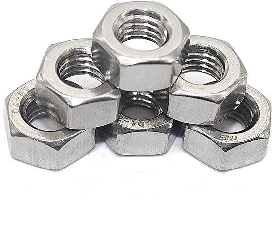 Viti a 5 punte DIN 934 - Acciaio inossidabile V2A - Adatti per viti