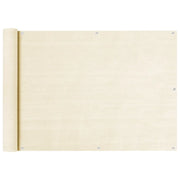 Schermo Frangivista per Balconi Crema 75x300 cm in HDPE  cod mxl 10243