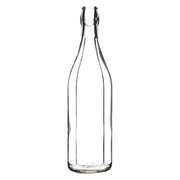 Bottiglia in vetro costolata 1000 ml c/tappo