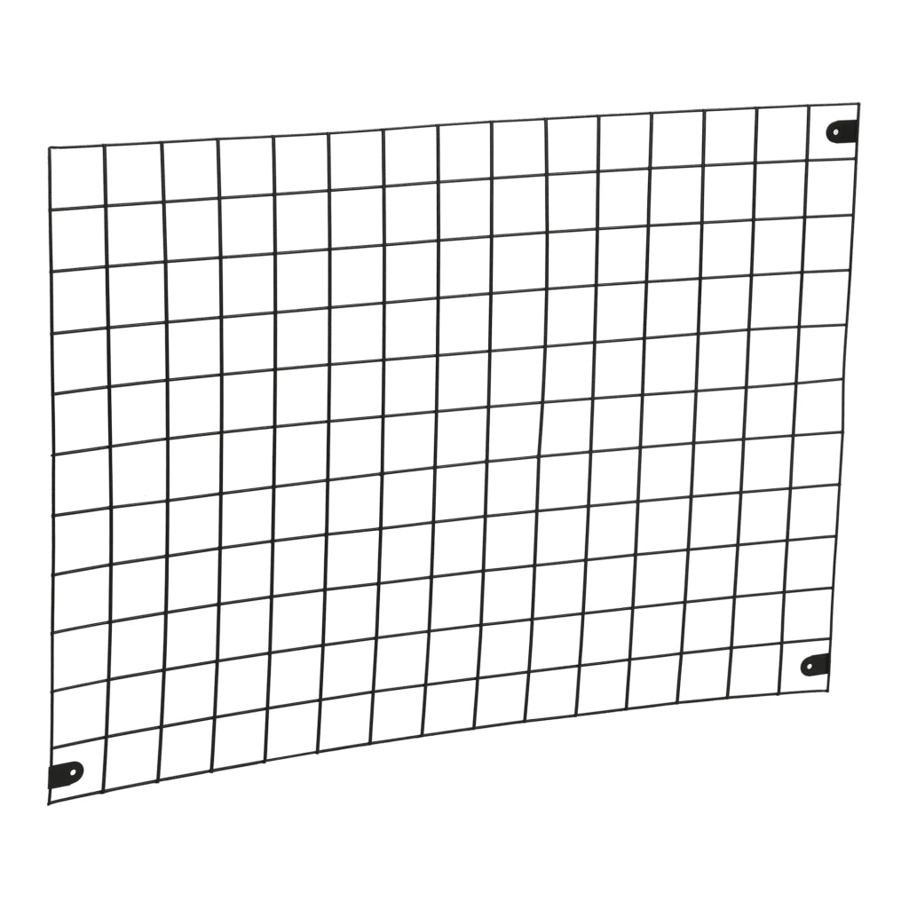 Pannello a griglia da parete 75 x 55 cm nero 03_0008787