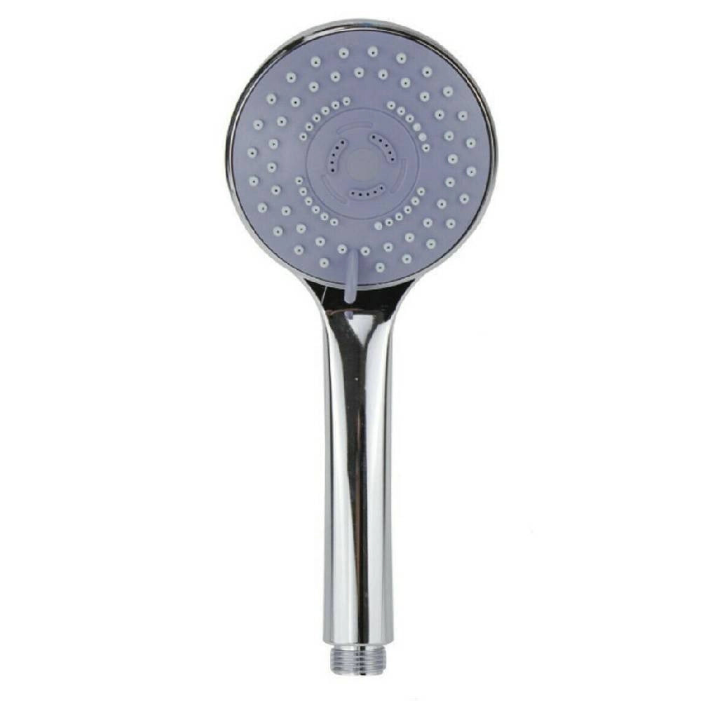 Trade Shop - Soffione Doccia E Vasca Cromato In Abs Multigetto Funzione Anticalcare 11cm 1/2 -