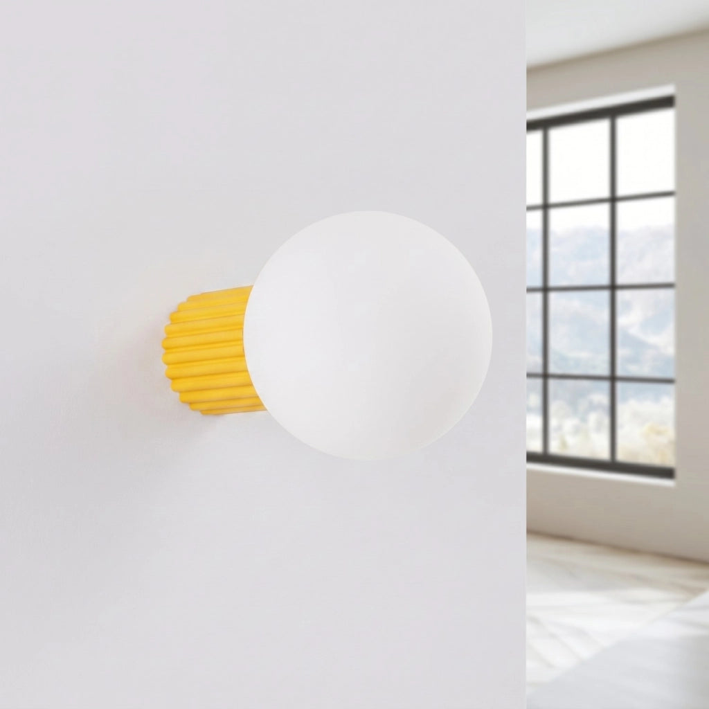 Applique HALO giallo IP44
