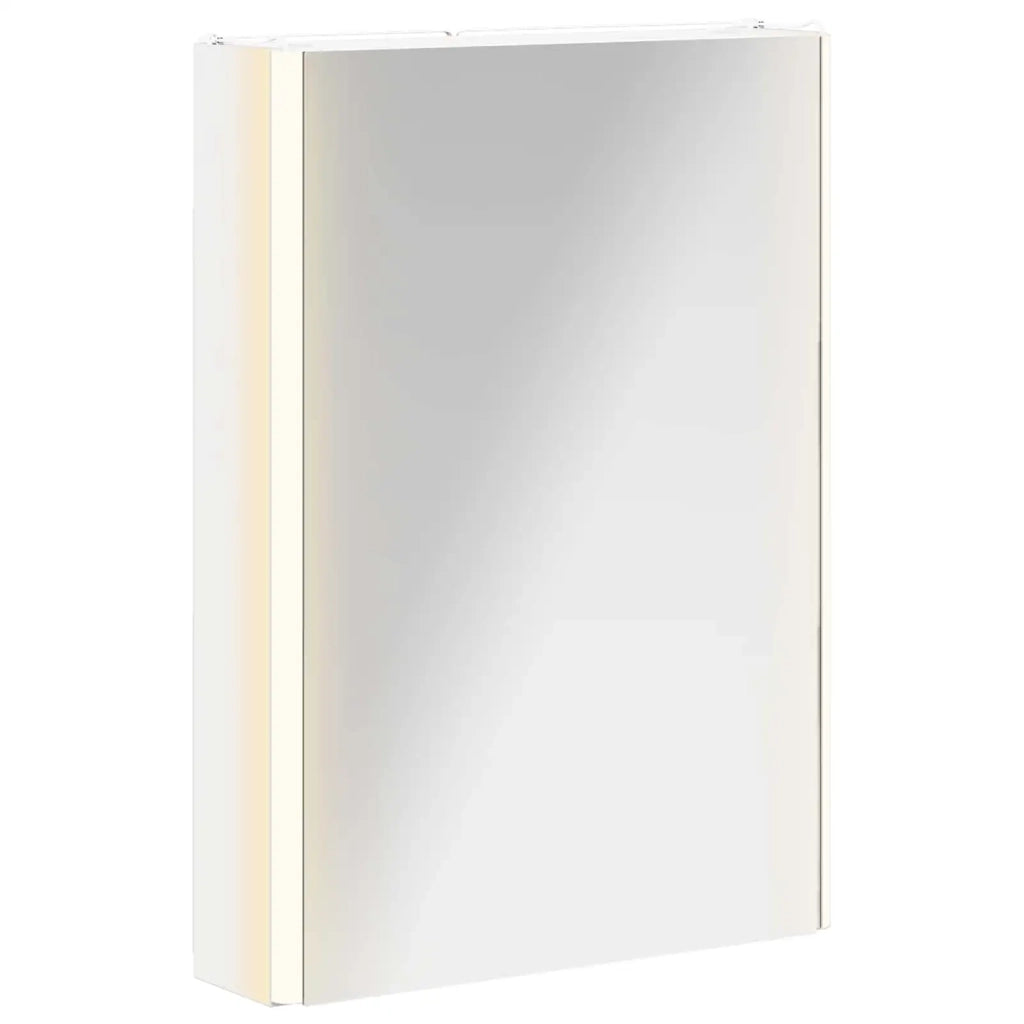Mobiletto per specchio da bagno Bianco 43 x 11,5 x 60,5 cm 889223