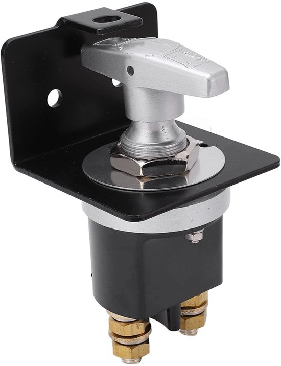 Commutatore di ricarica batteria - 12V - Manopola fissa - 500A - Isolatore di batteria - affidabile per auto e barca - progettazione robusta