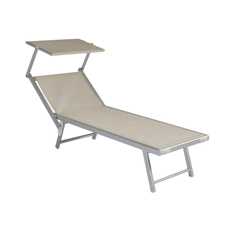 Set da 2 lettini mare MOIA con tettuccio sabbia