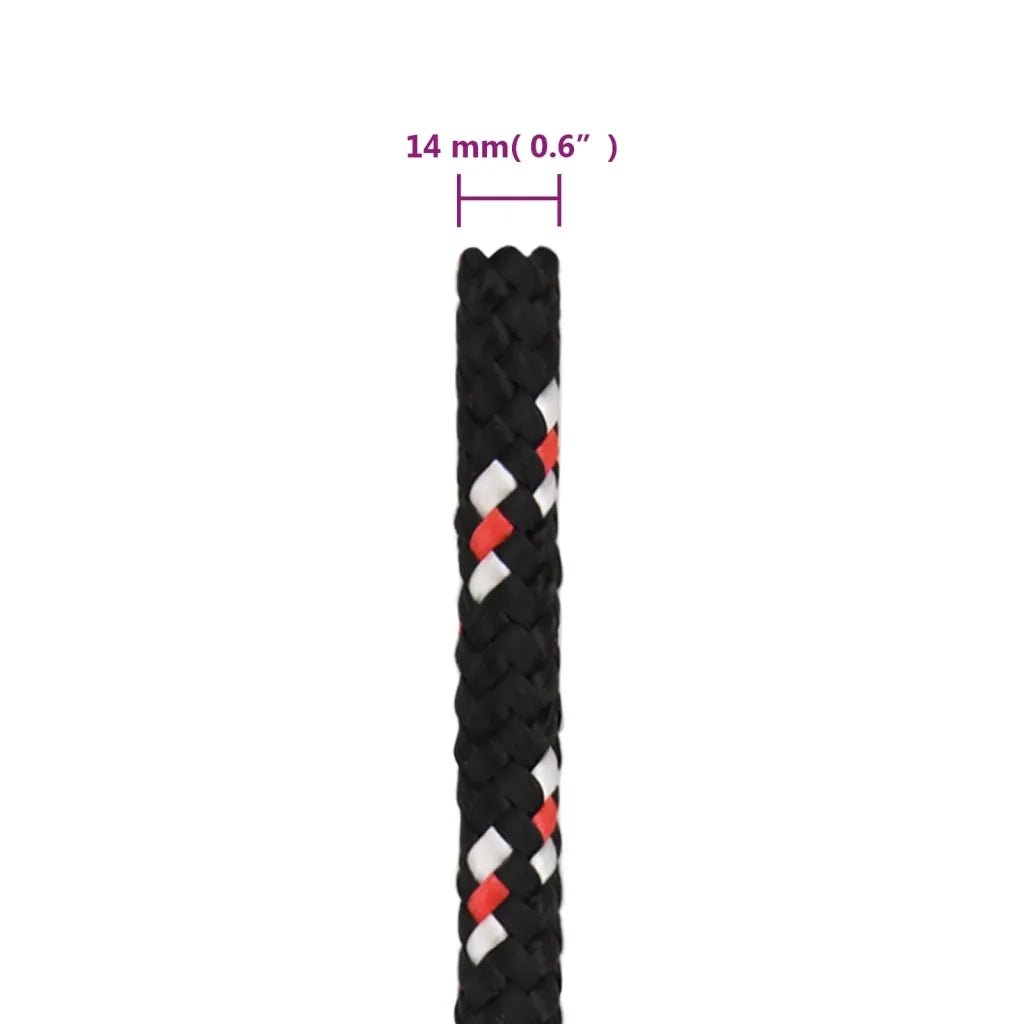 Corda per barca Nera 14 mm 25 m in Polipropilene 152356