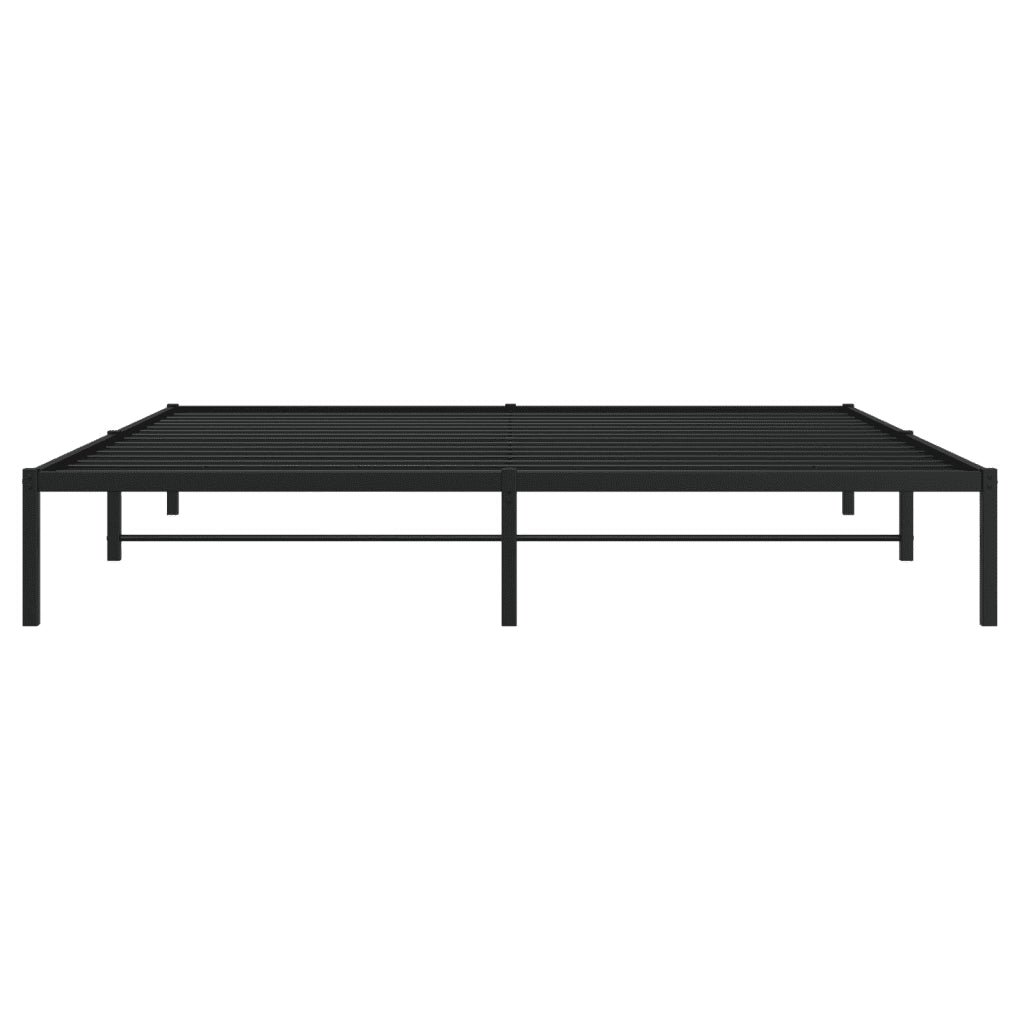 vidaXL Giroletto in Metallo Nero 200x200 cm