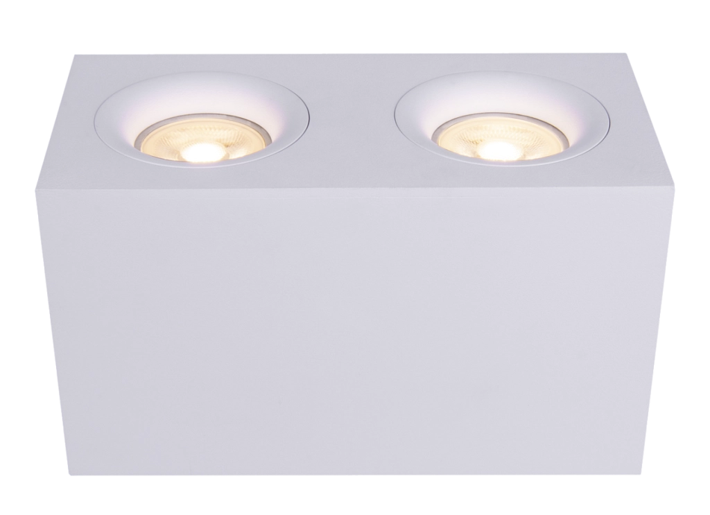 Plafoniera Maytoni Slim tecnica bianca 2xGU10 dimmerabile IP20