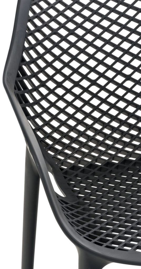 Sedia impilabile XL Air grigio scuro