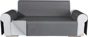 Copridivano Double Face Moderno Lavabile Fodera ProteggiDivano 2 Posti Grigio