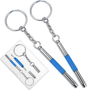 Set di riparazione occhiali 3 in 1 - Chiave a doppia punta con strumento multifunzionale mini per occhiali, orologi e gioielli