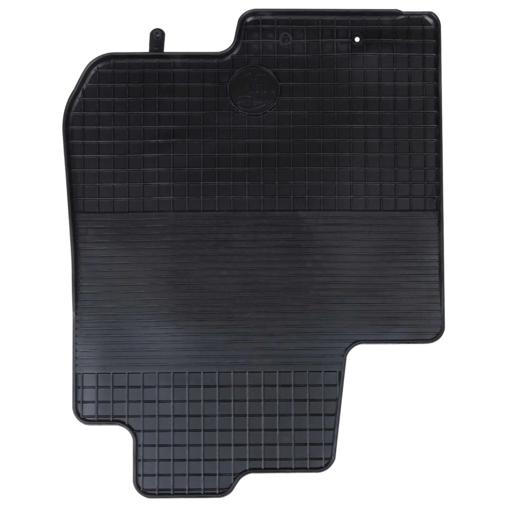 Tappetino per Auto 4 pz Nero Gomma CFW5062805