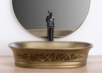 Lavabo Da Appoggio Rea Wilma Rustic