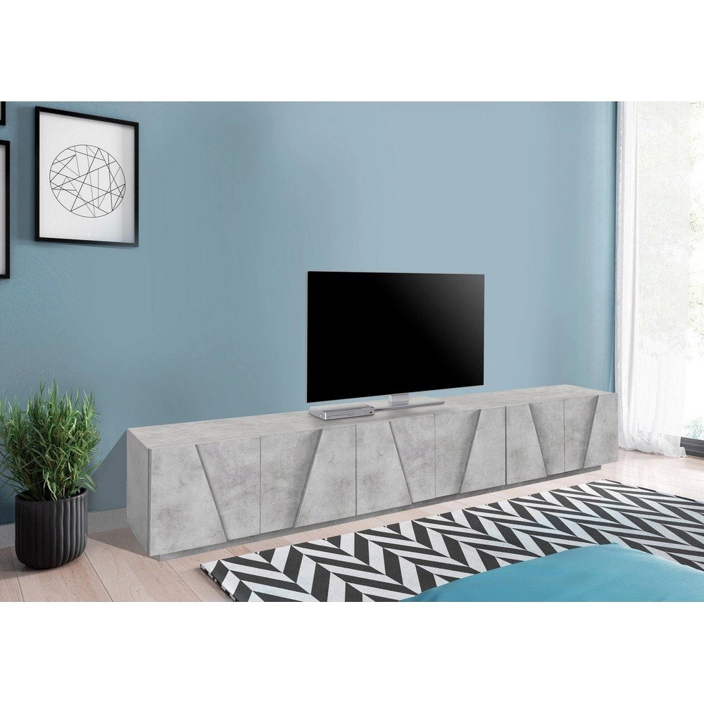 Mobile Porta Tv 6 ante Moderno 243,6x44,2x46cm - PULSE