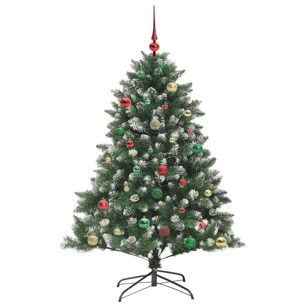 Albero di Natale Artificiale-Albero Natalizio con 150 LED Verde 150 cm 568615