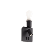 Lampada Da Parete Gea Map2 Nero Ideal-lux