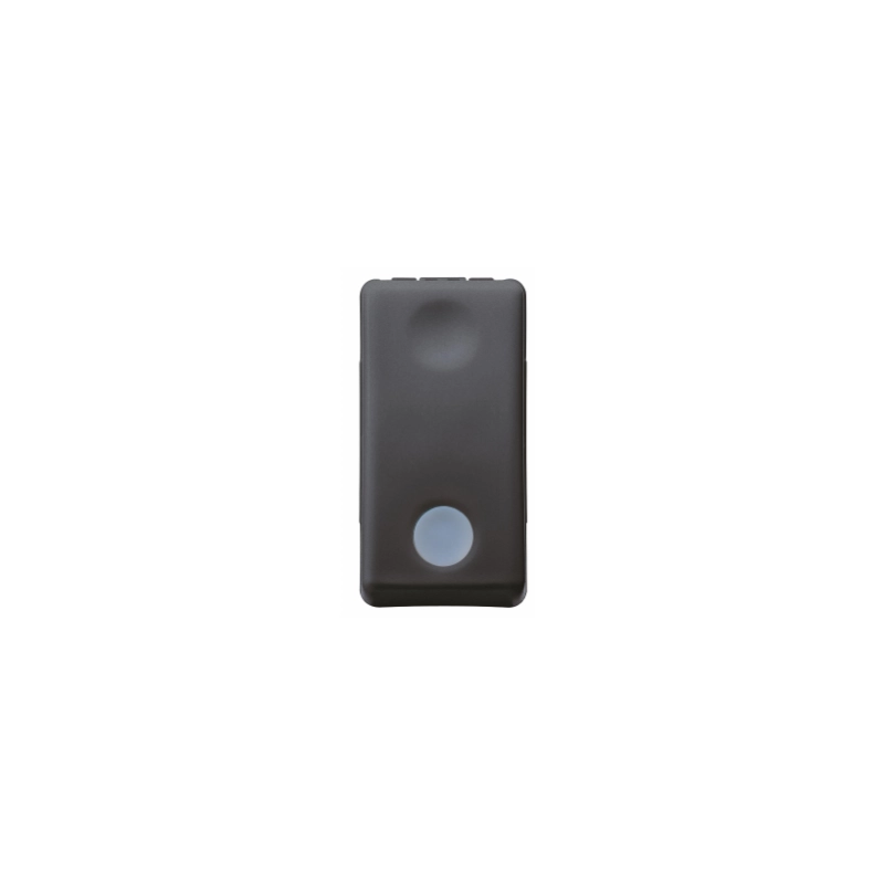 INTERRUTTORE UNIPOLARE ILLUMINABILE 'SISTEM' 16Ax 250V - Nero - GEWISS